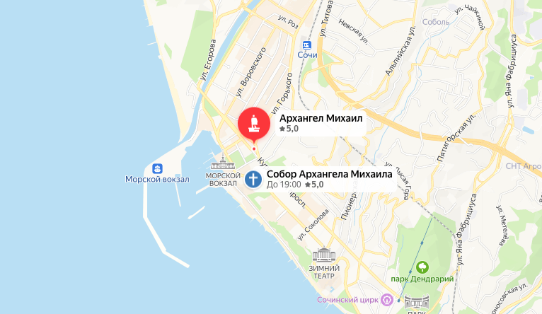 Фото Монумент Михаила Архангела на карте