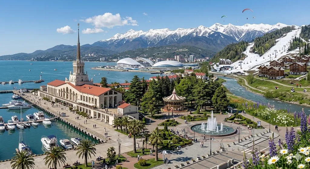 Где побывать в Сочи — лучшие места для отдыха