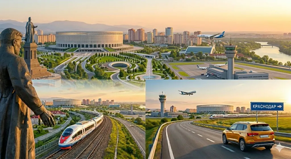 Как добраться до Краснодара в 2026 году: подробный гид по всем видам транспорта