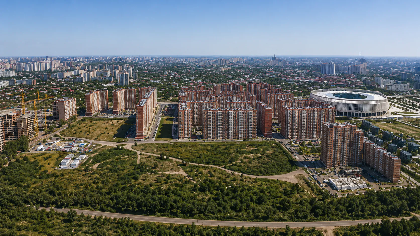 Лучшие районы Краснодара для проживания