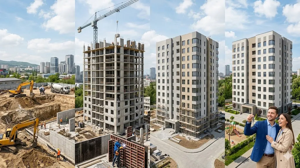 На каком этапе готовности дома покупать квартиру