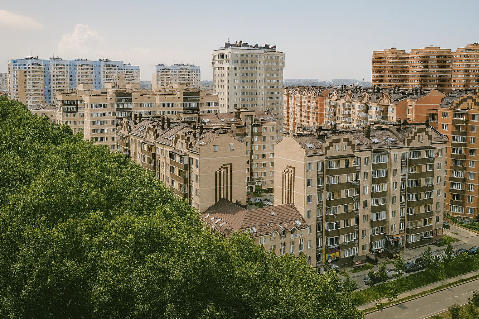 Район Краевой Клинической Больницы: описание