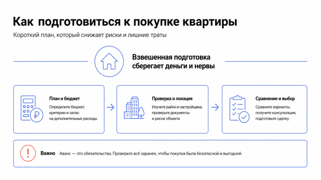 Подготовка к покупке квартиры в Краснодаре