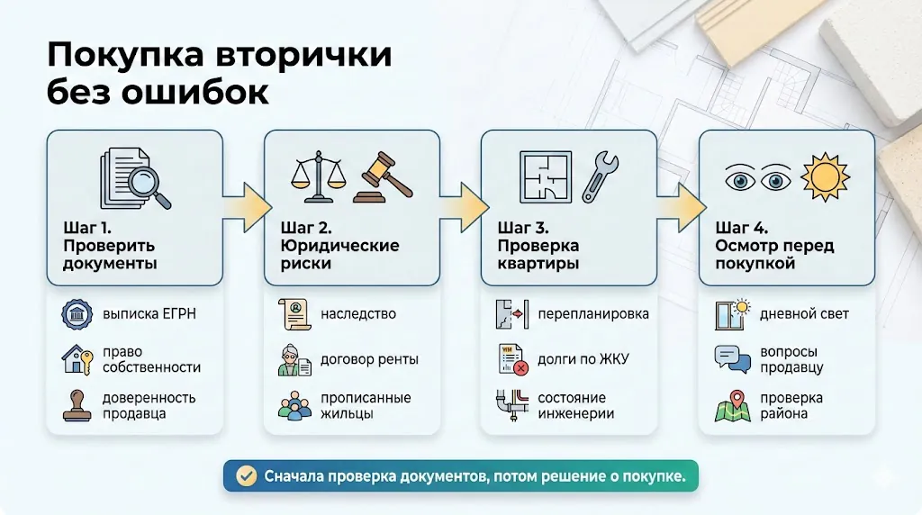 Купить вторичное жилье: с чего начинать, как не прогадать