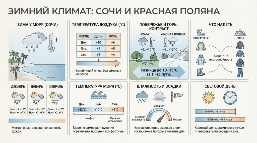Особенности зимнего климата