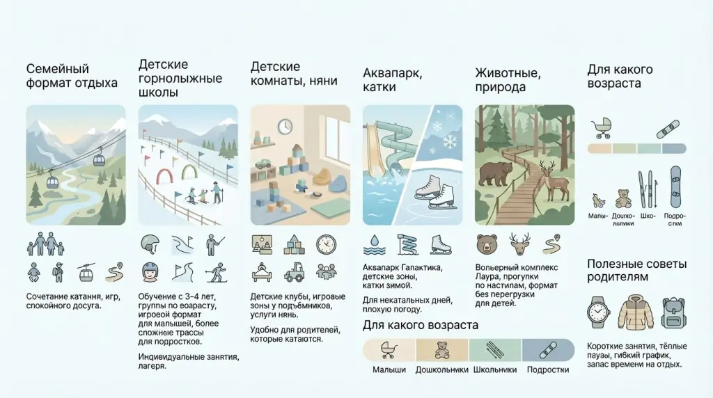 Отдых с детьми в Красной поляне