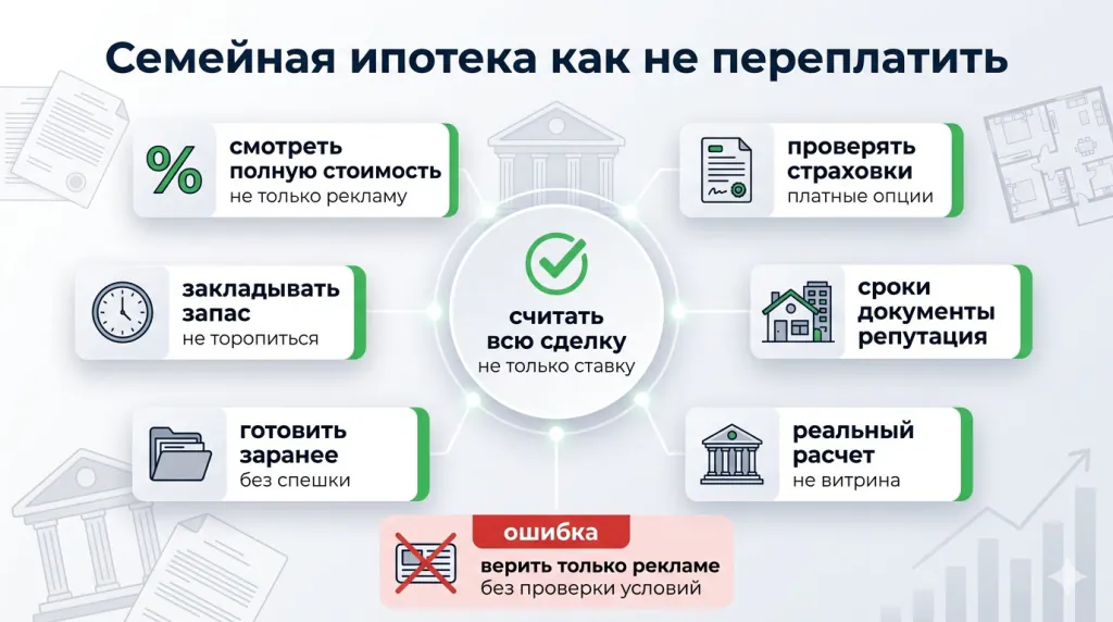 Семейная ипотека как не переплатить