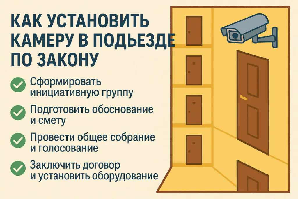 Как установить камеру в подъезде по закону Как установить камеру в подъезде по закону