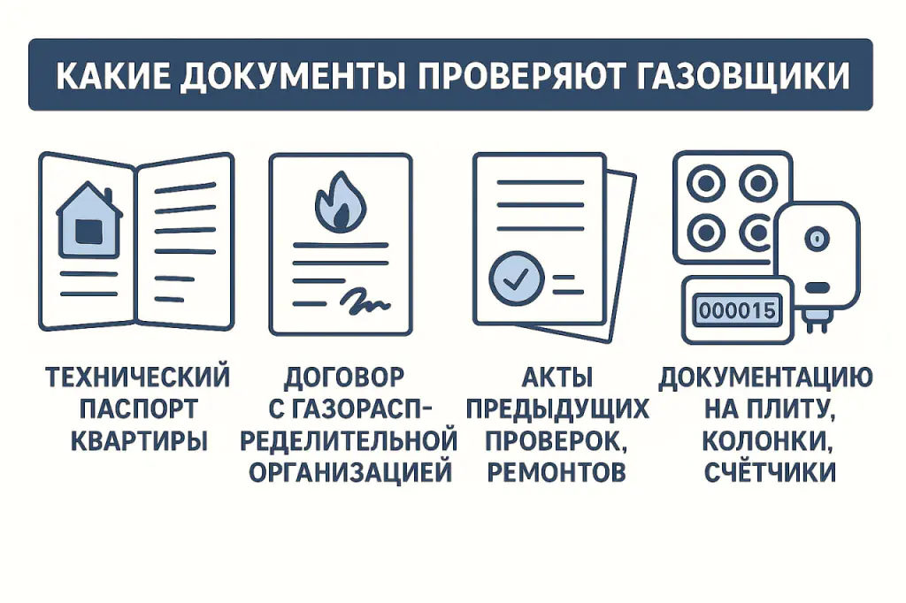Какие документы проверяют газовщики Какие документы проверяют газовщики