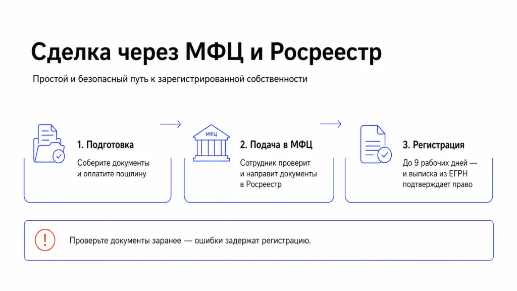 Как оформить квартиру через МФЦ