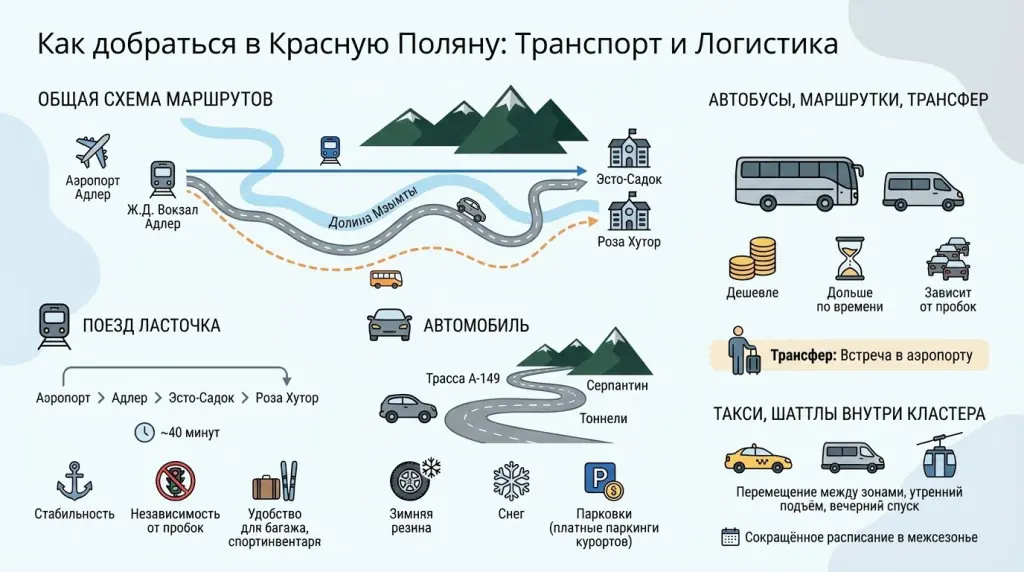 Как добраться: транспорт, логистика