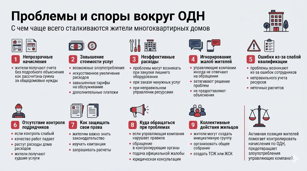 Проблемы и споры вокруг ОДН