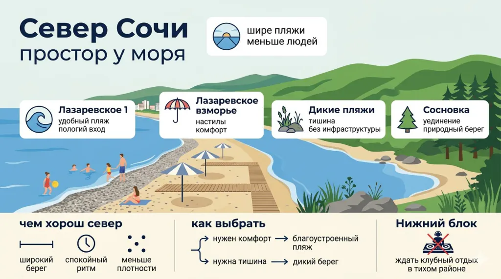 Север Сочи просто у моря