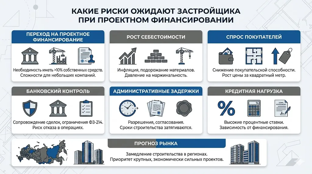 Какие риски ожидают застройщика?