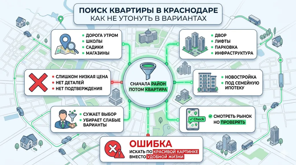 поиск квартиры в краснодаре