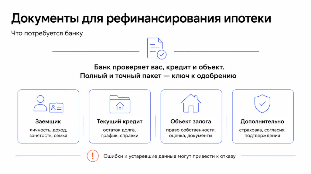 Документы для рефинансирования