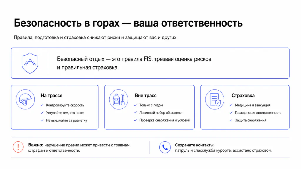 Безопасность и страховка