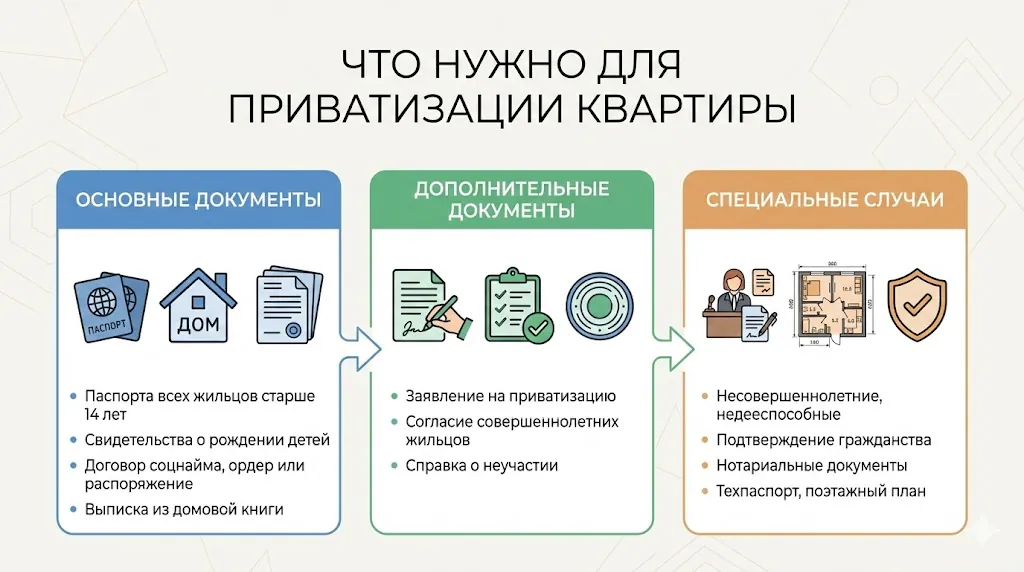 Что нужно для приватизации квартиры
