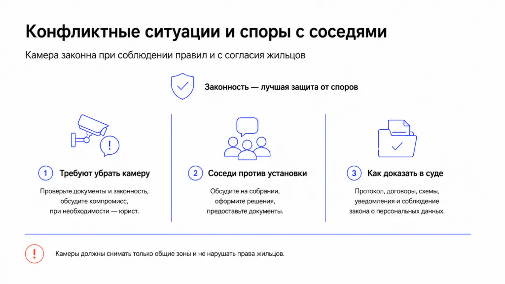 Конфликтные ситуации и споры с седями