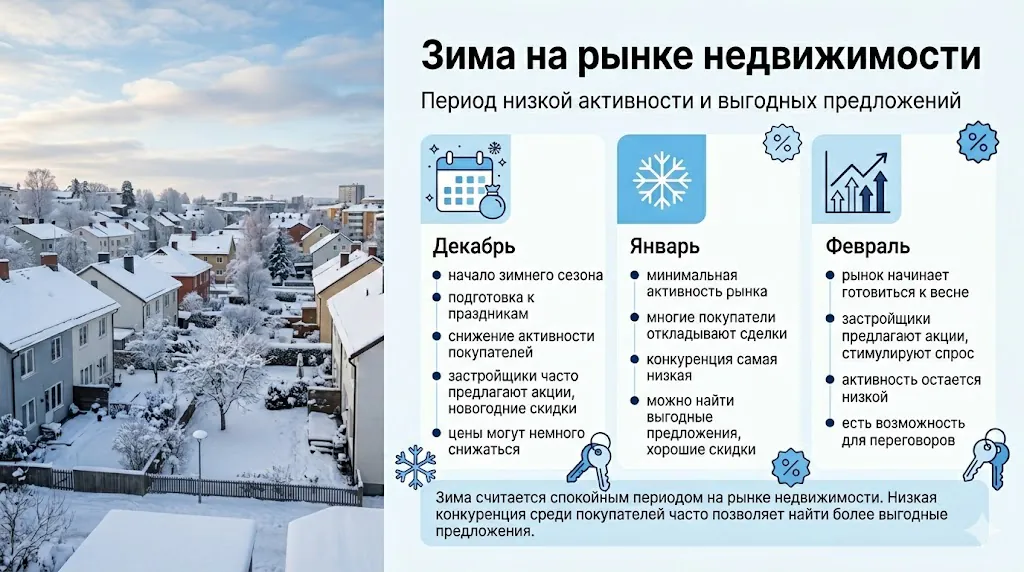Зима на рынке недвижимости в Краснодаре