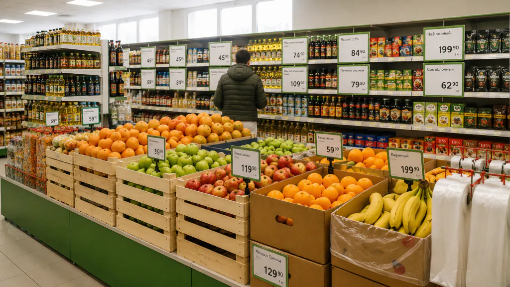 Цены на продукты в Краснодаре фото