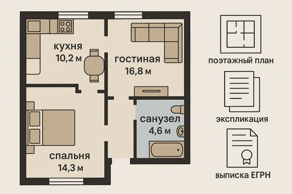 Квартира План и Документы Квартира План и Документы