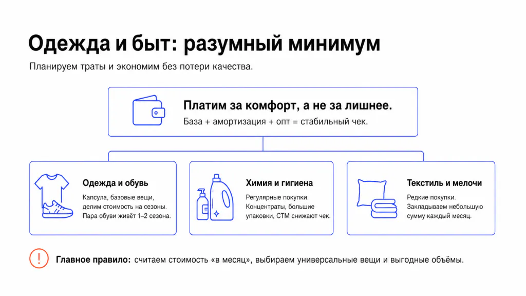 Цены на одежду и быт в Краснодаре