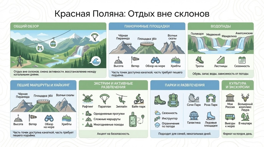 Что посмотреть и чем заняться помимо катания
