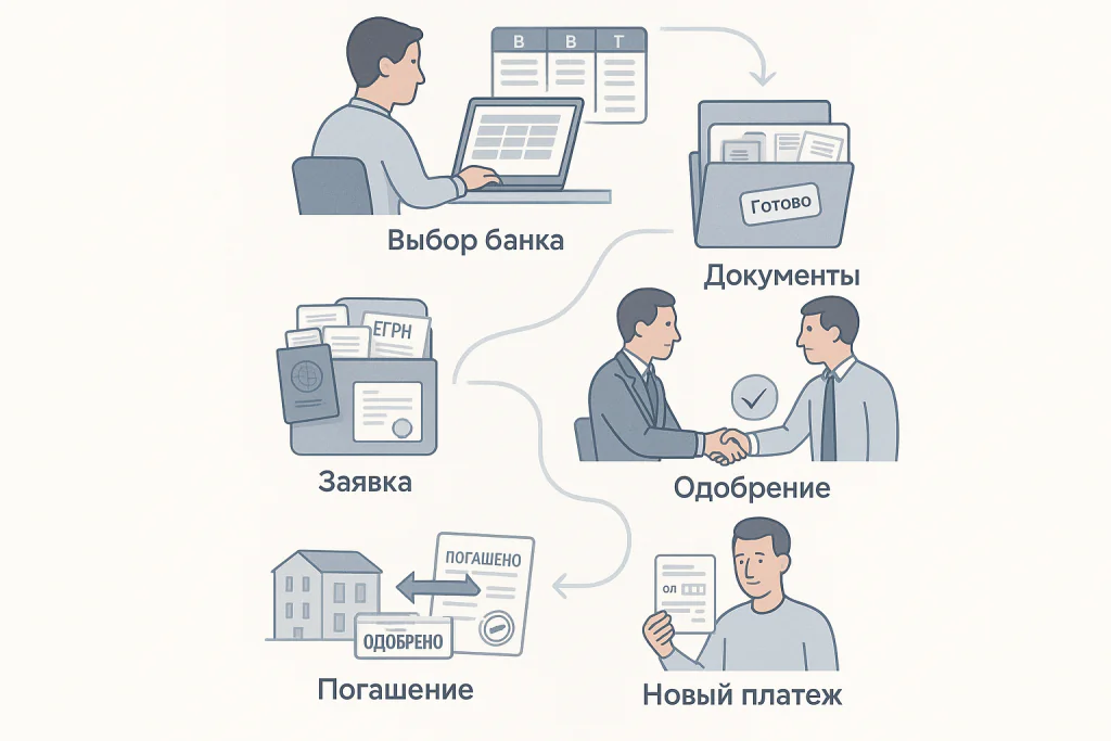 Процесс Рефинансирования Ипотеки