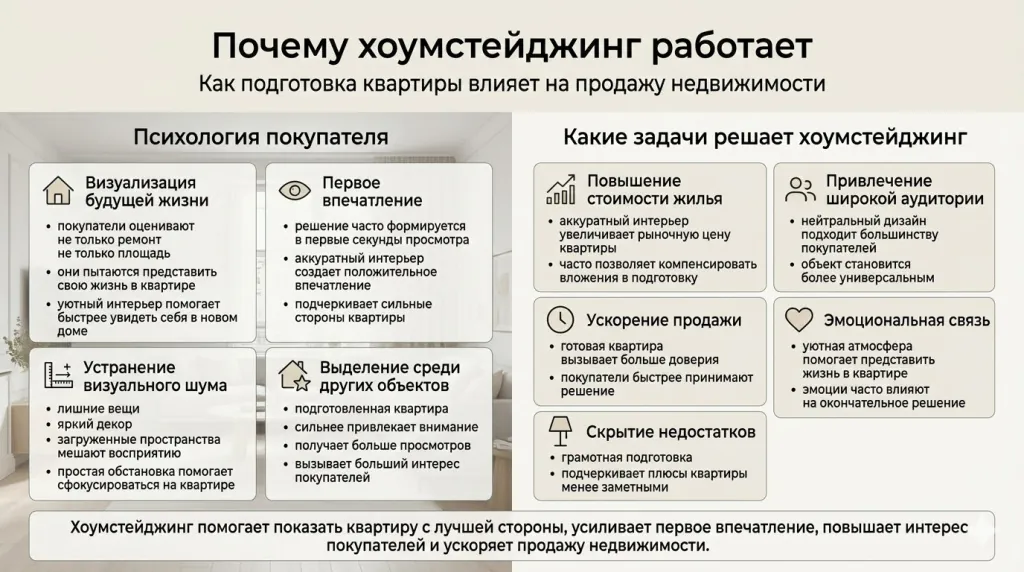 Почему хоумстейджинг работае
