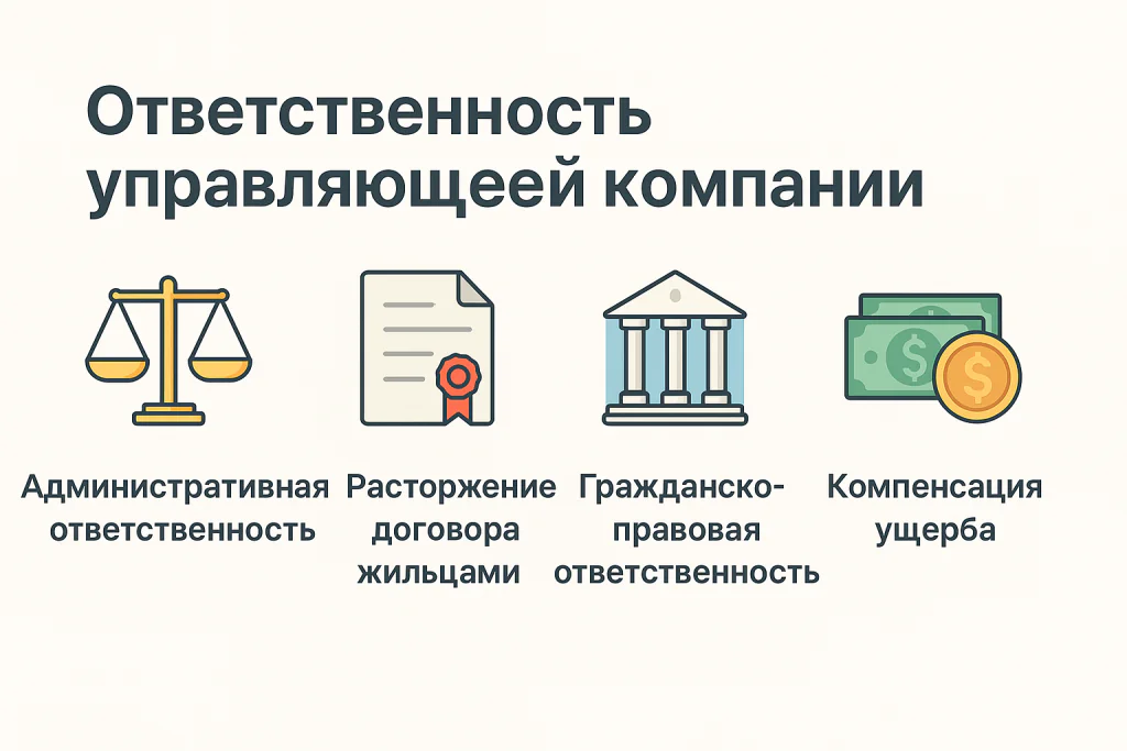 Ответственность управляющей компании Ответственность управляющей компании