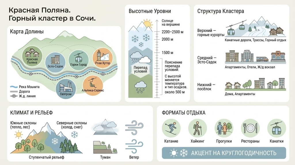 Общая информация о Красной Поляне